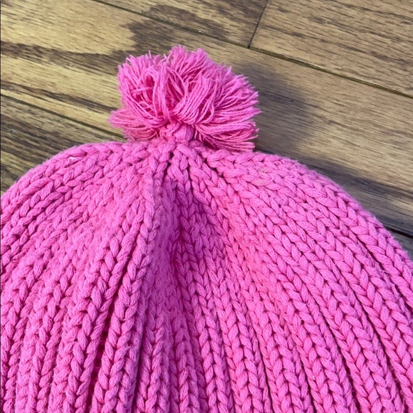 Hanna Andersson pink Winter hat w/brim size L - Picture 4 of 7
